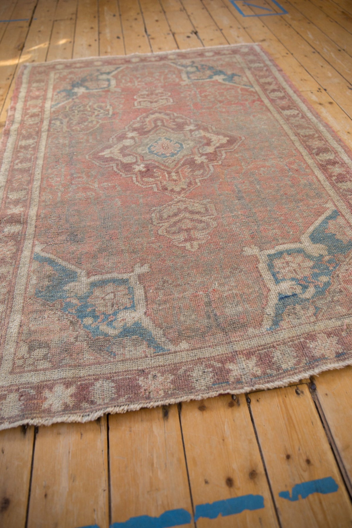 4x6 Vintage Distressed Anatolian Rug