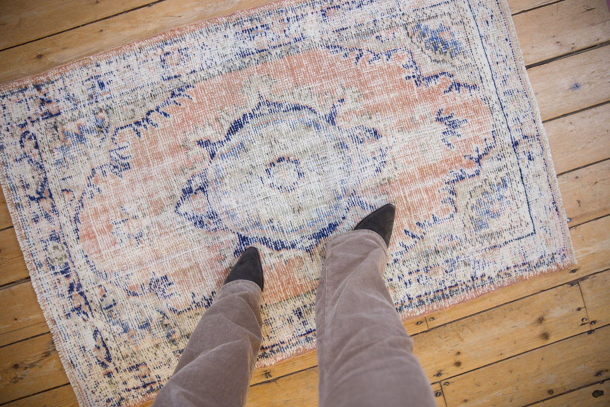 3x4.5 Vintage Distressed Oushak Rug