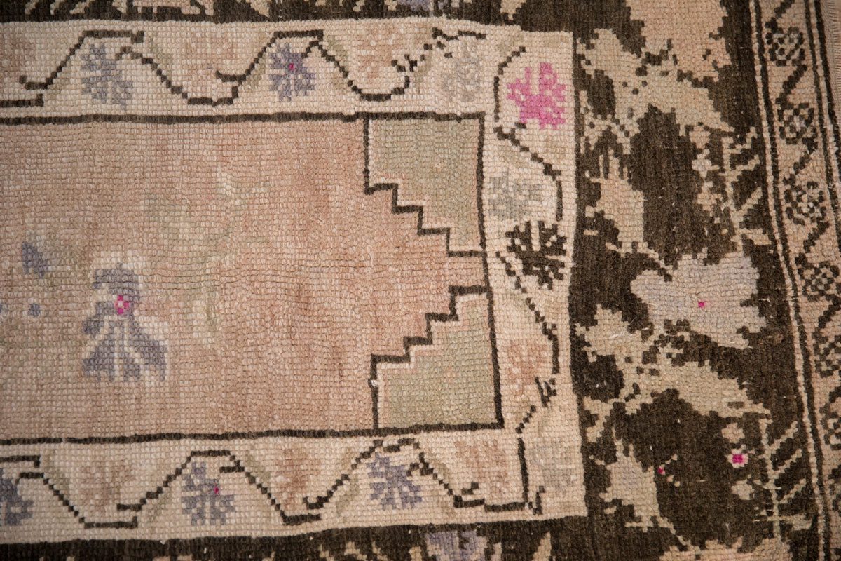 3x4 Vintage Distressed Oushak Square Rug