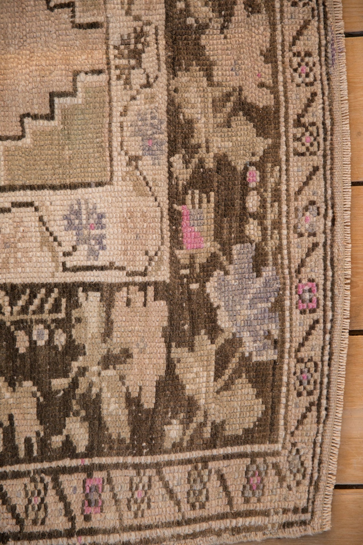 3x4 Vintage Distressed Oushak Square Rug