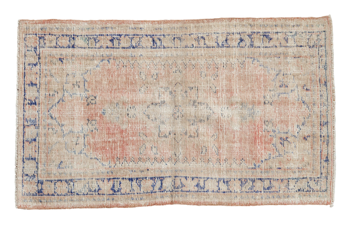 2.5x4.5 Vintage Distressed Oushak Rug