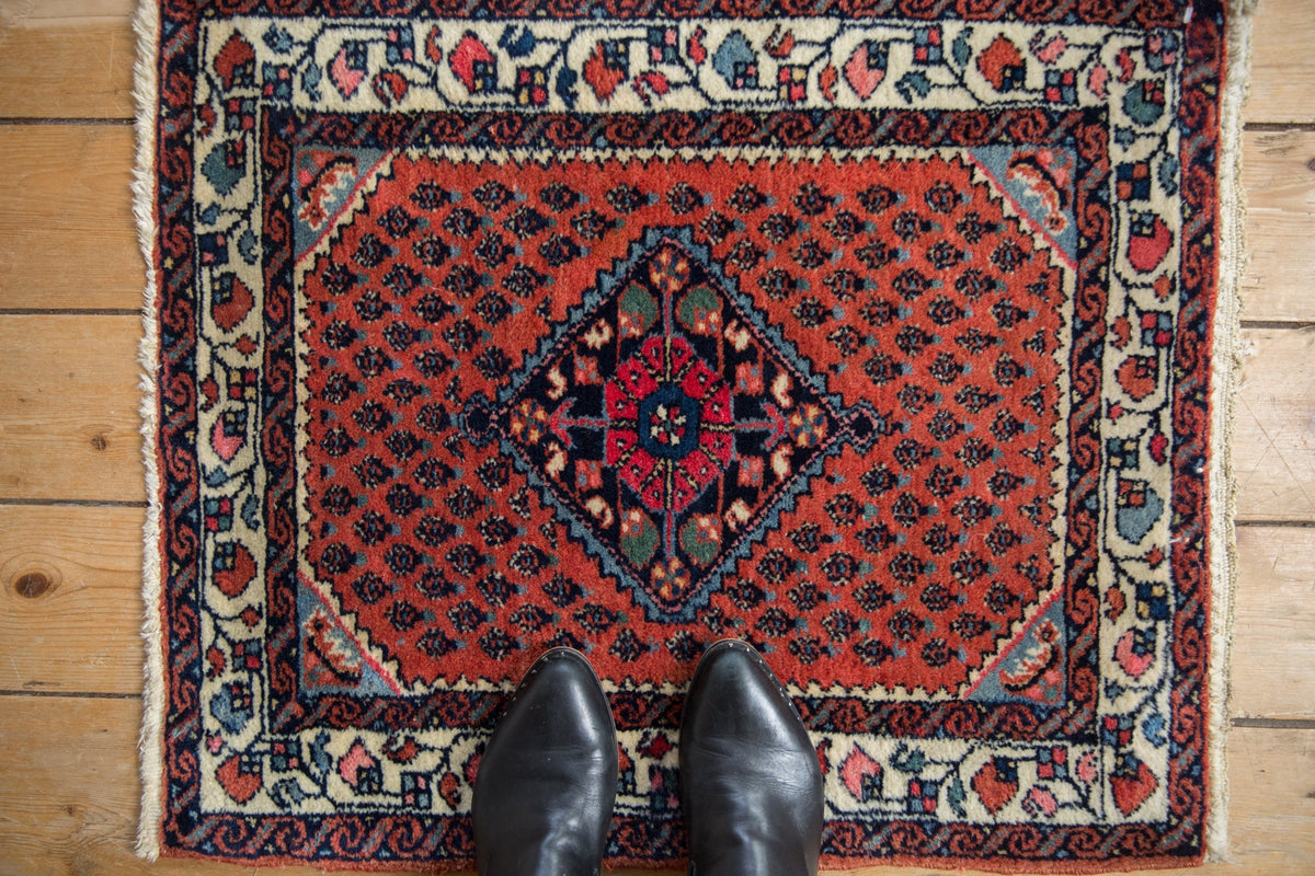 2x2.5 Vintage Engelas Square Rug Mat