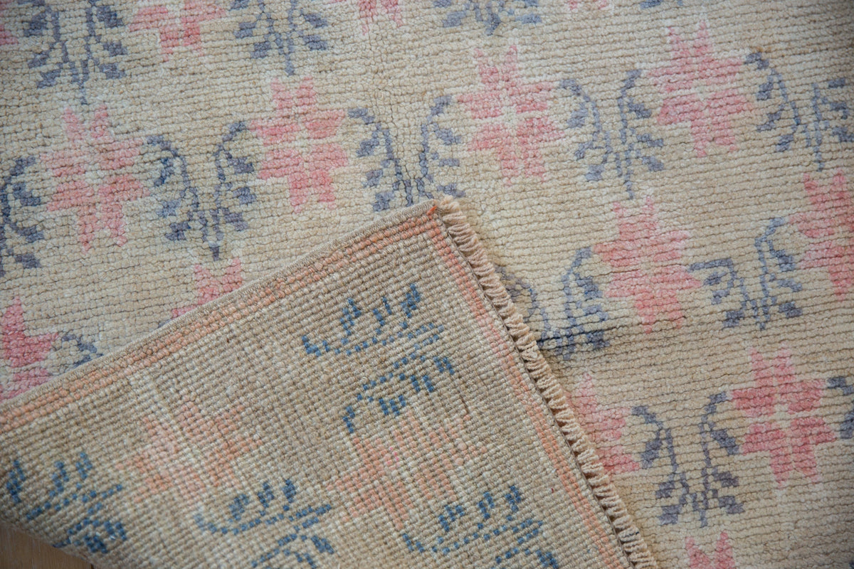 3x7.5 Vintage Distressed Oushak Rug Runner