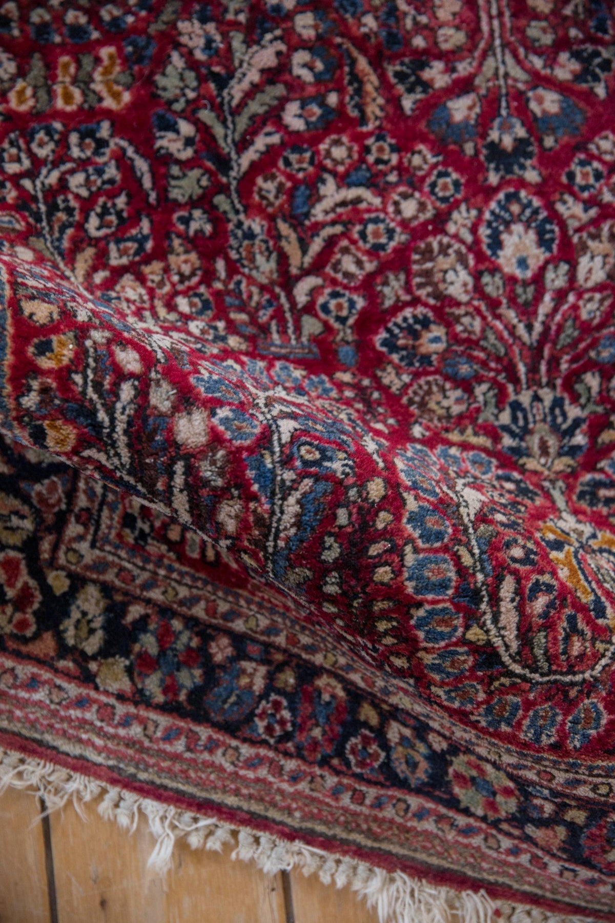 3.5x5 Vintage Sarouk Rug