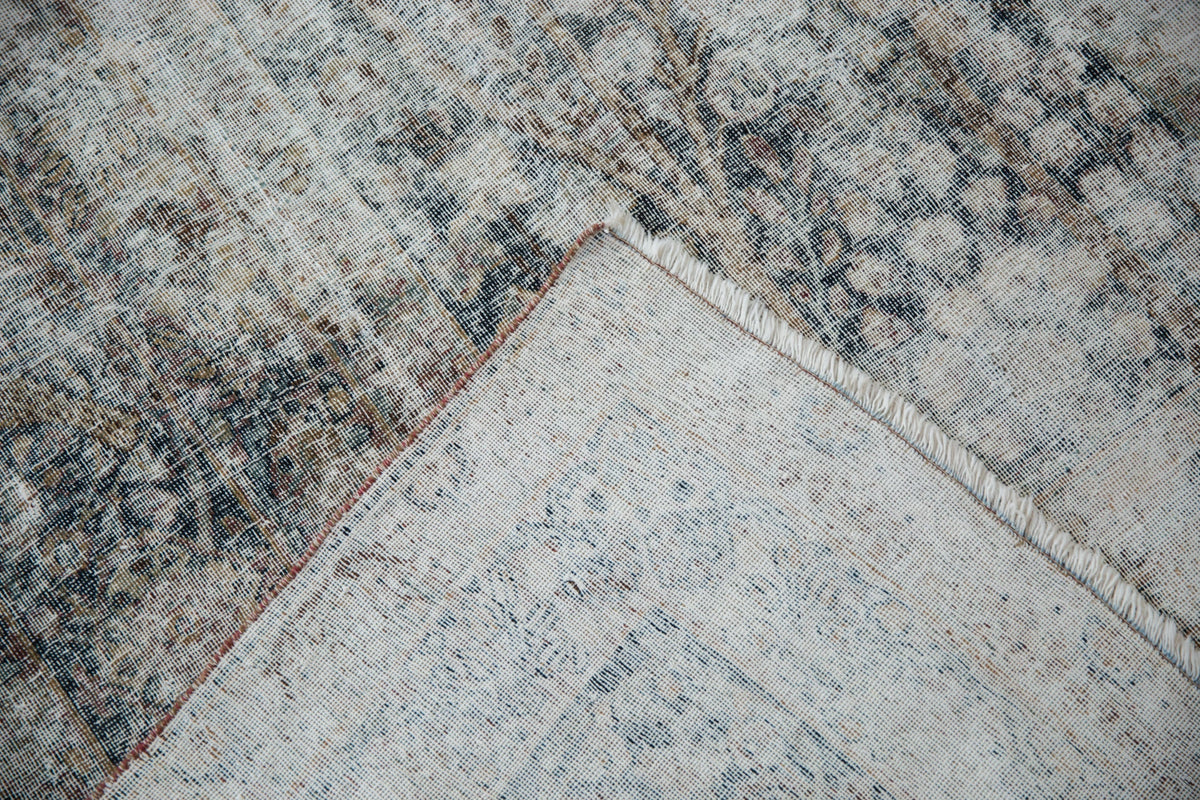 RESERVED 6.5x10.5 Vintage Distressed Meshed Carpet