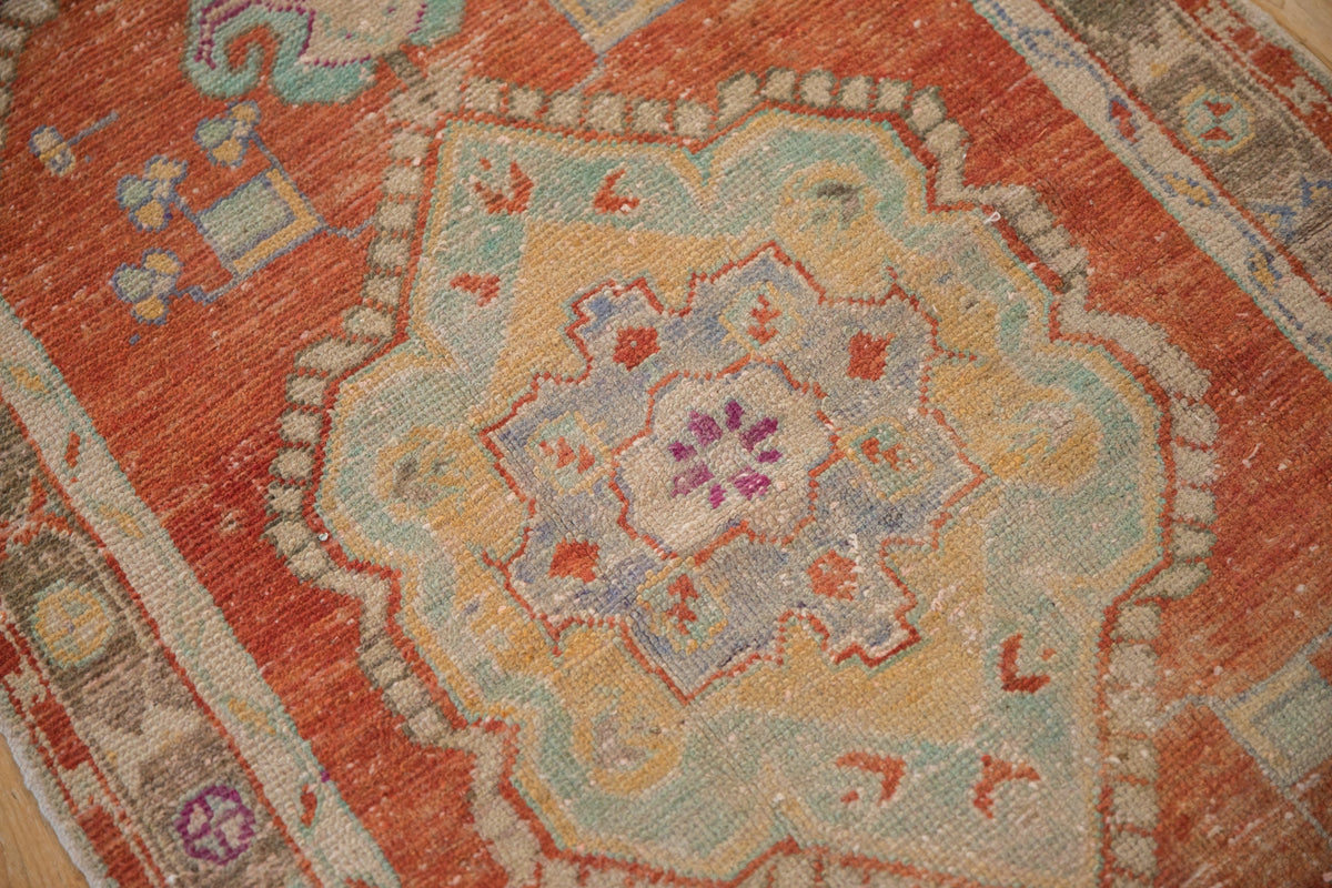 2.5x5 Vintage Distressed Oushak Rug Runner