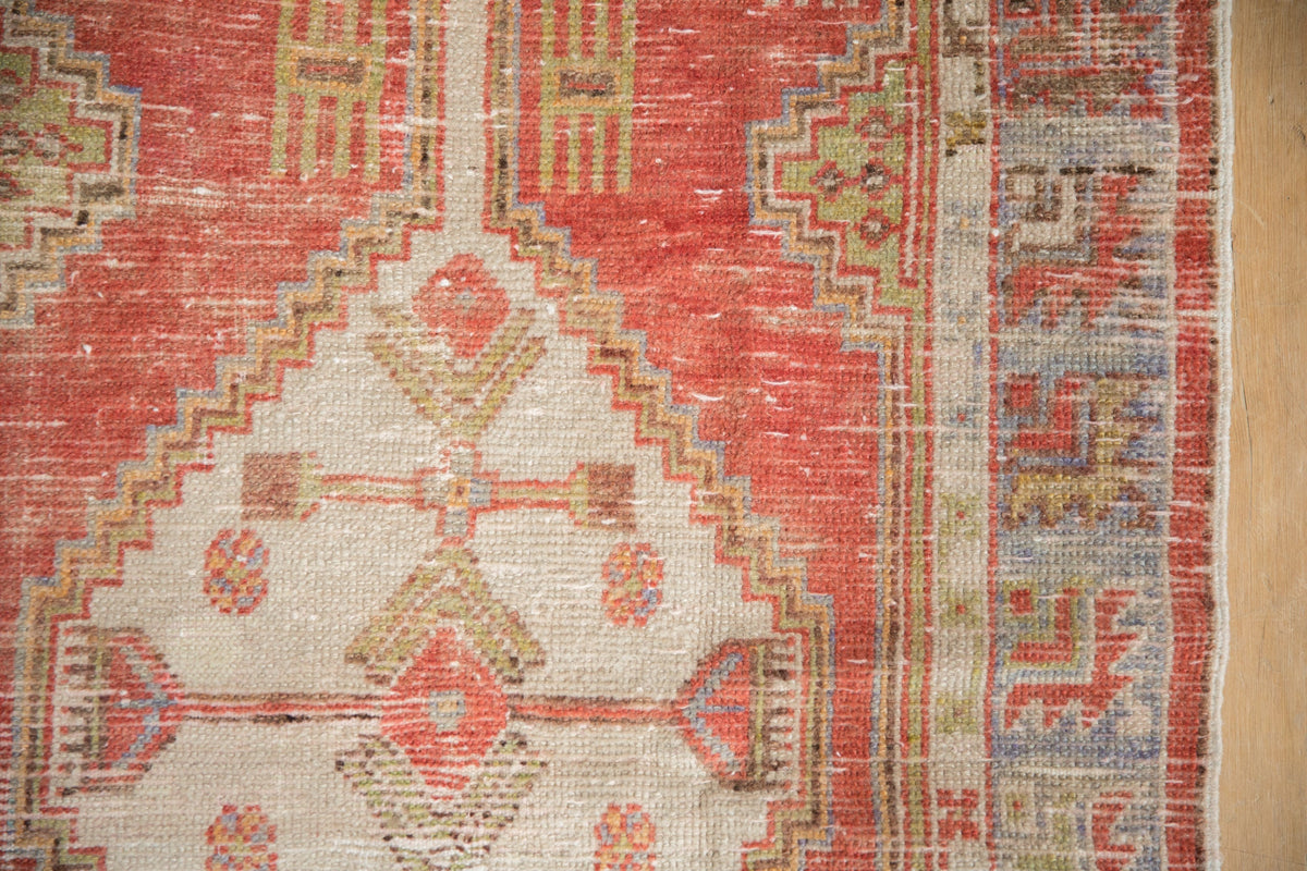 2.5x5 Vintage Distressed Oushak Rug Runner