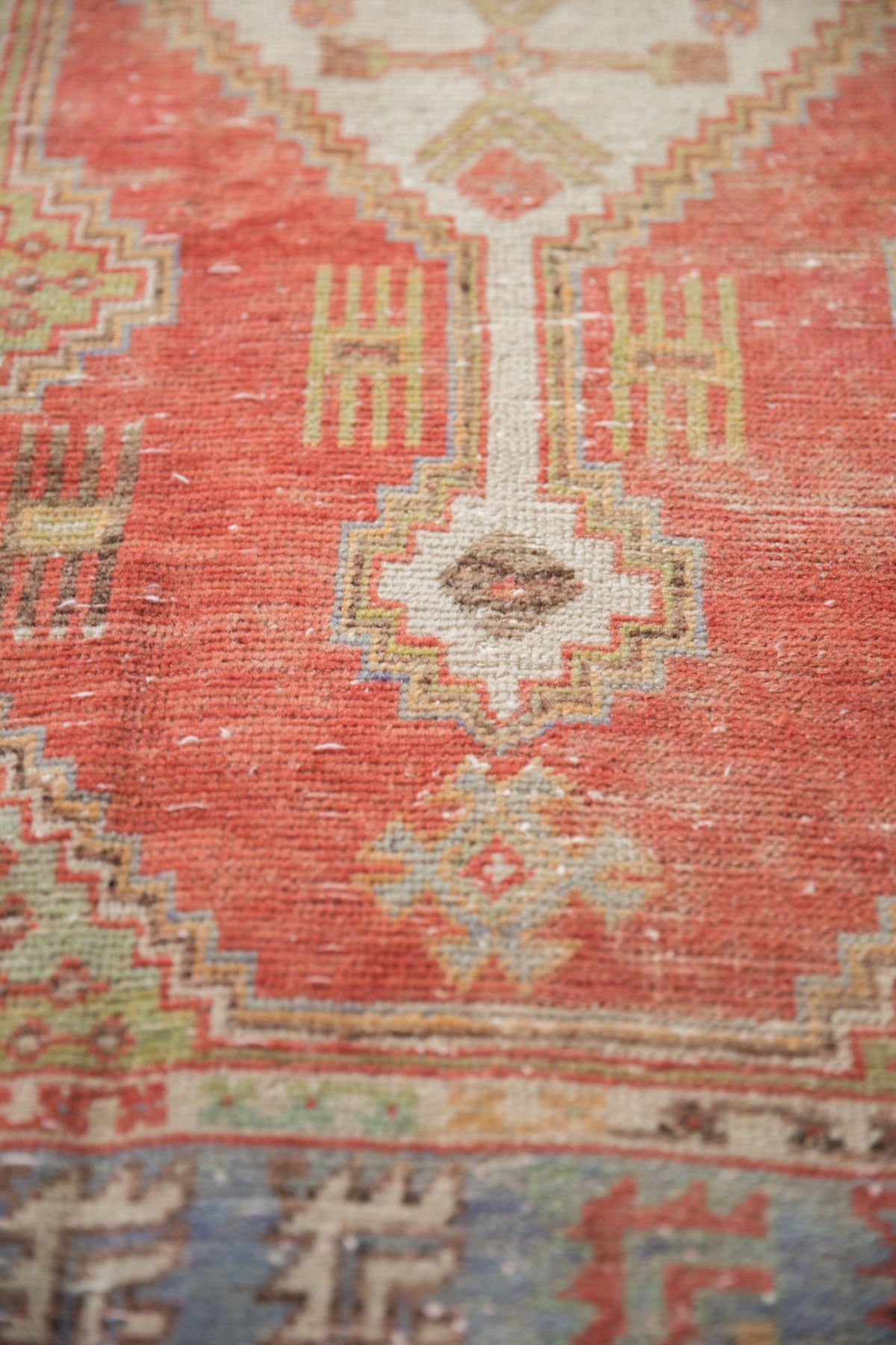 2.5x5 Vintage Distressed Oushak Rug Runner