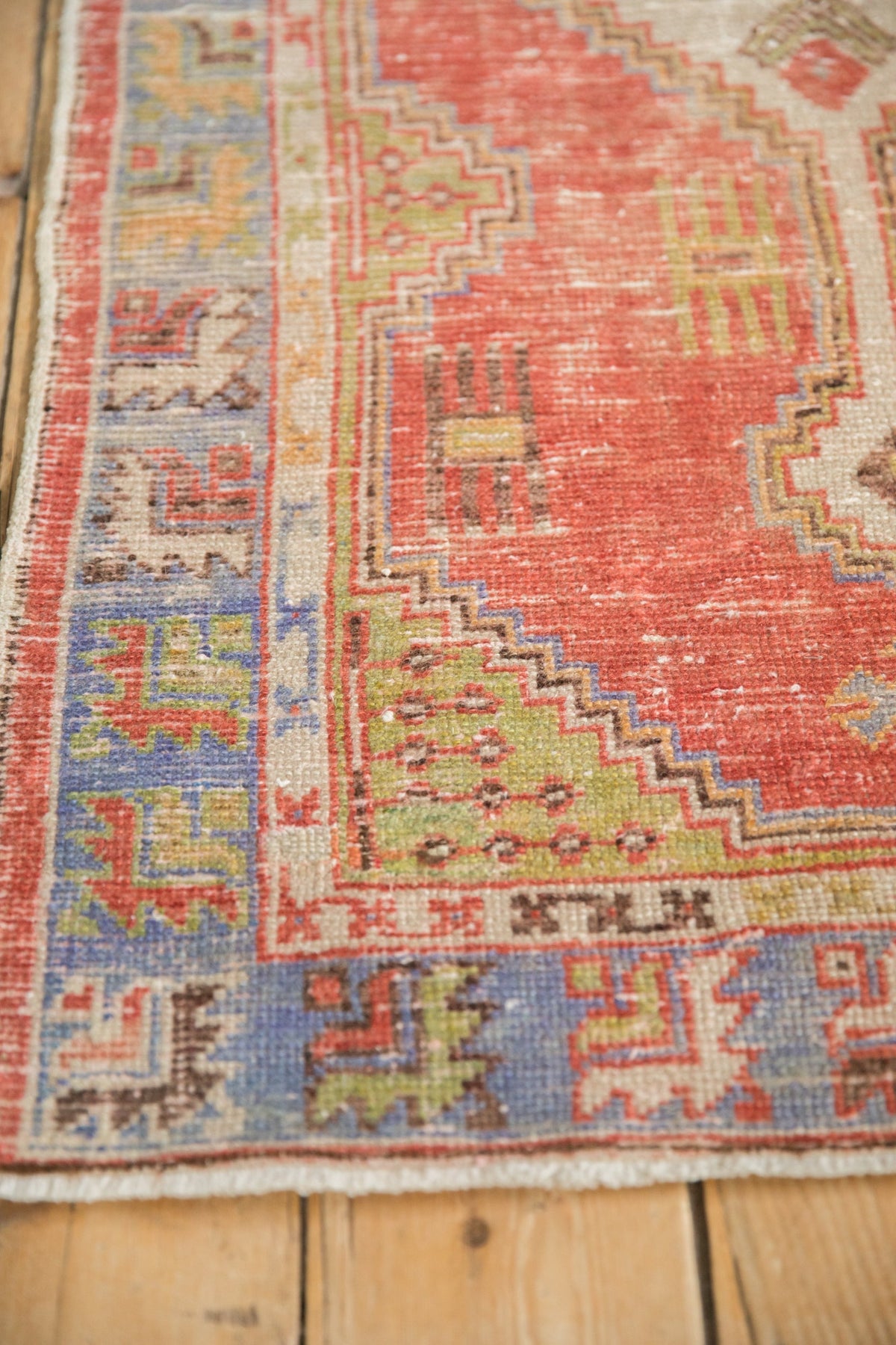 2.5x5 Vintage Distressed Oushak Rug Runner