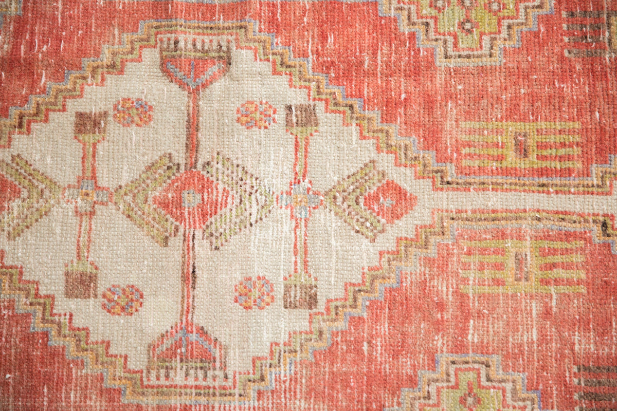 2.5x5 Vintage Distressed Oushak Rug Runner