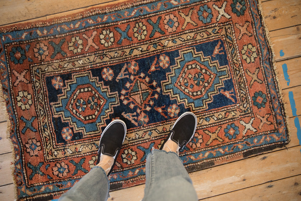 2.5x4.5 Antique Heriz Rug