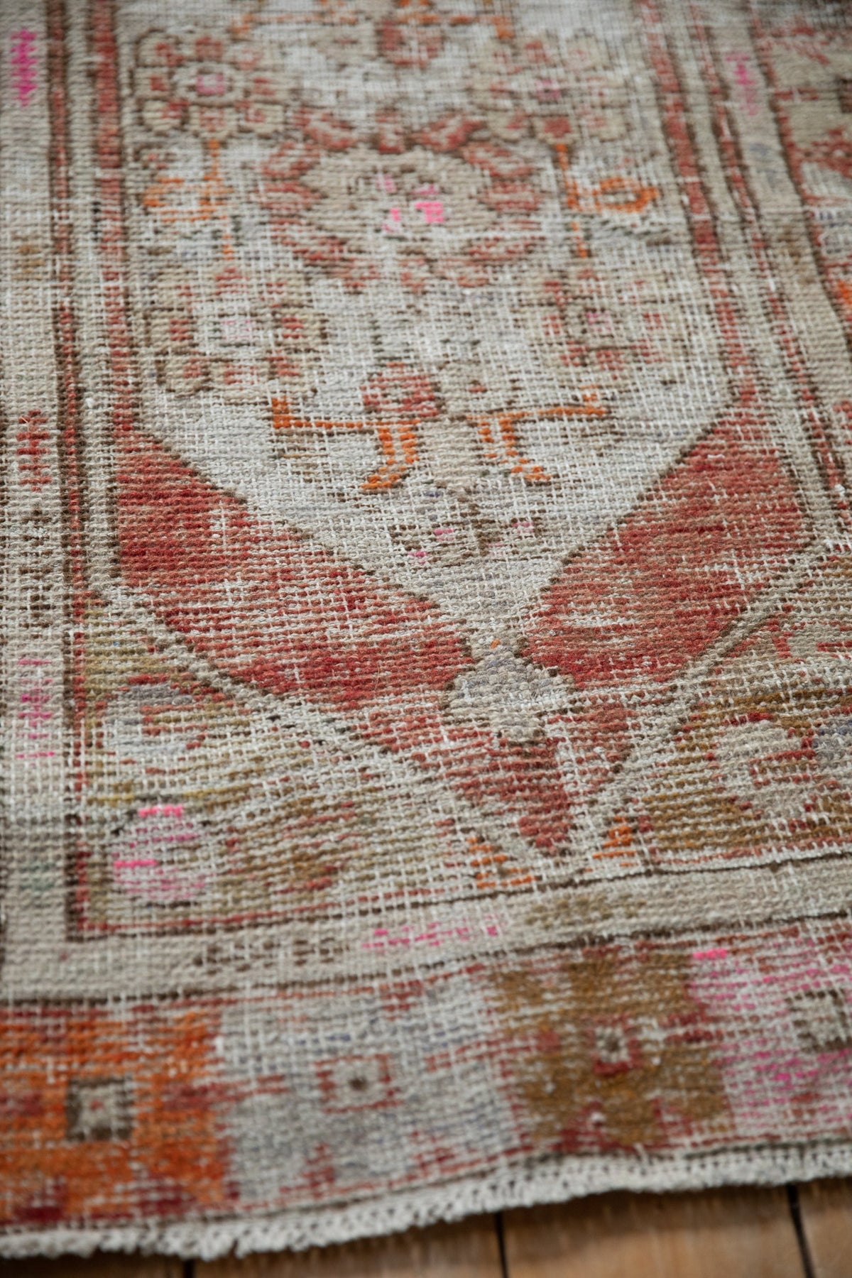 2.5x4 Vintage Distressed Oushak Rug