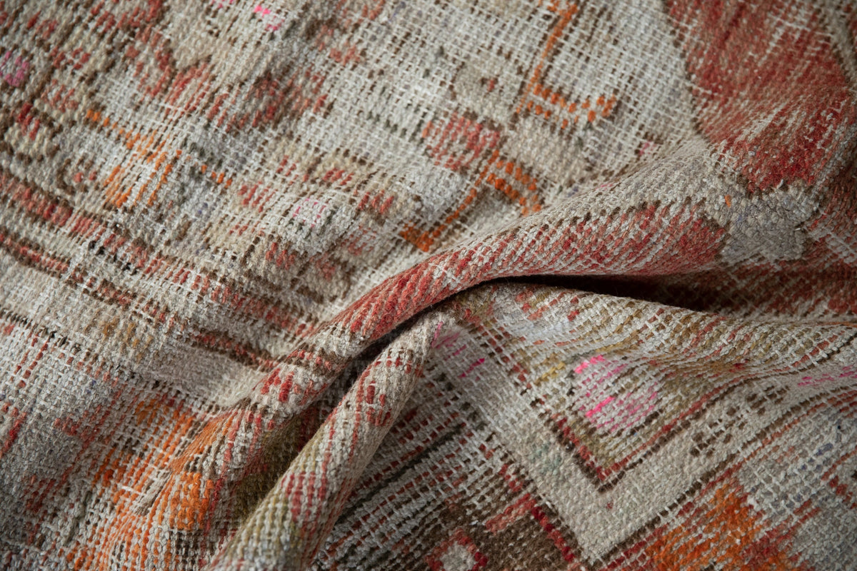 2.5x4 Vintage Distressed Oushak Rug