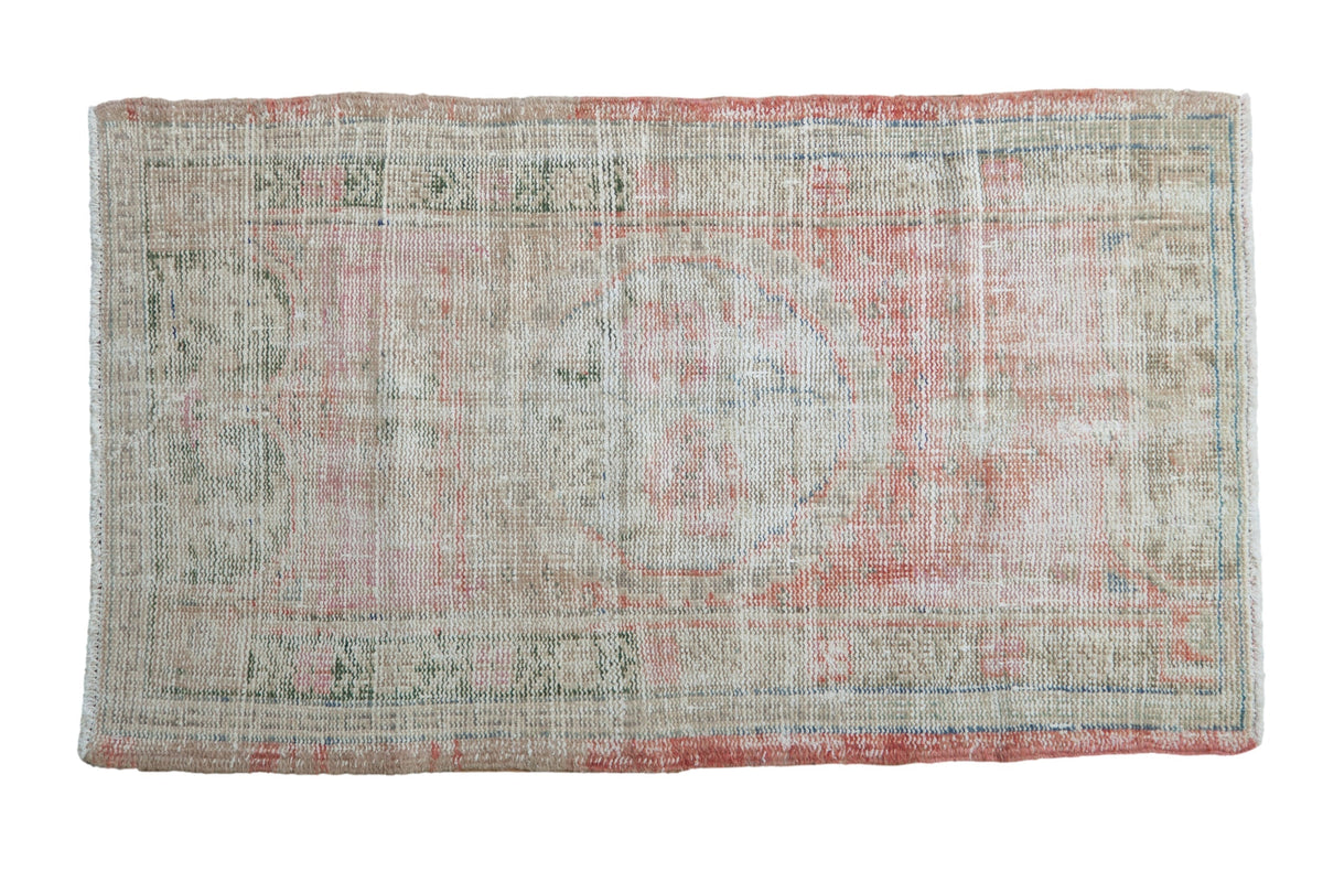 2.5x4 Vintage Distressed Oushak Rug