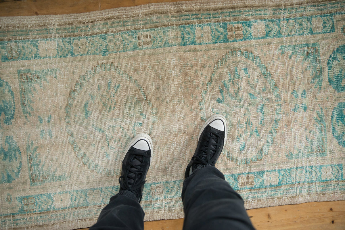 2.5x5 Vintage Distressed Oushak Rug Runner