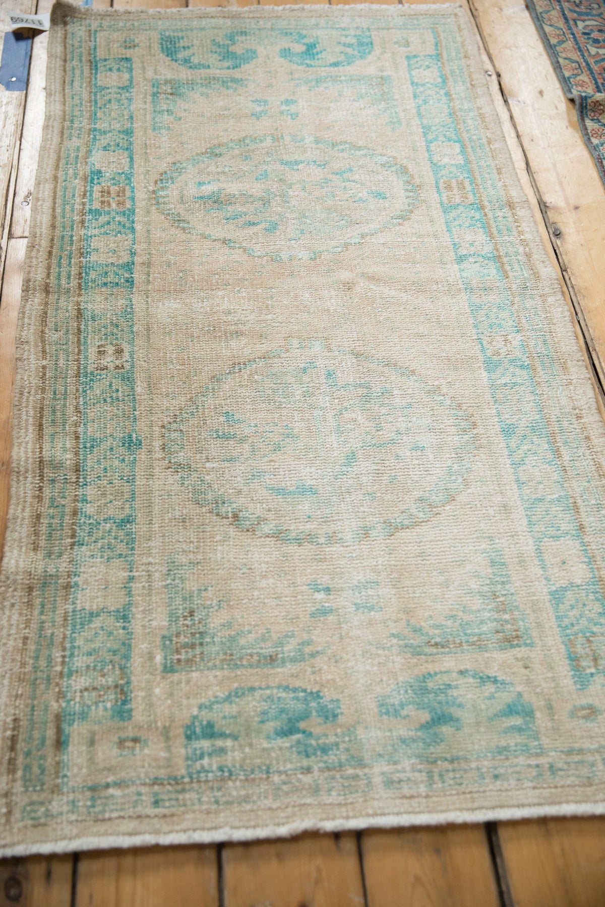 2.5x5 Vintage Distressed Oushak Rug Runner
