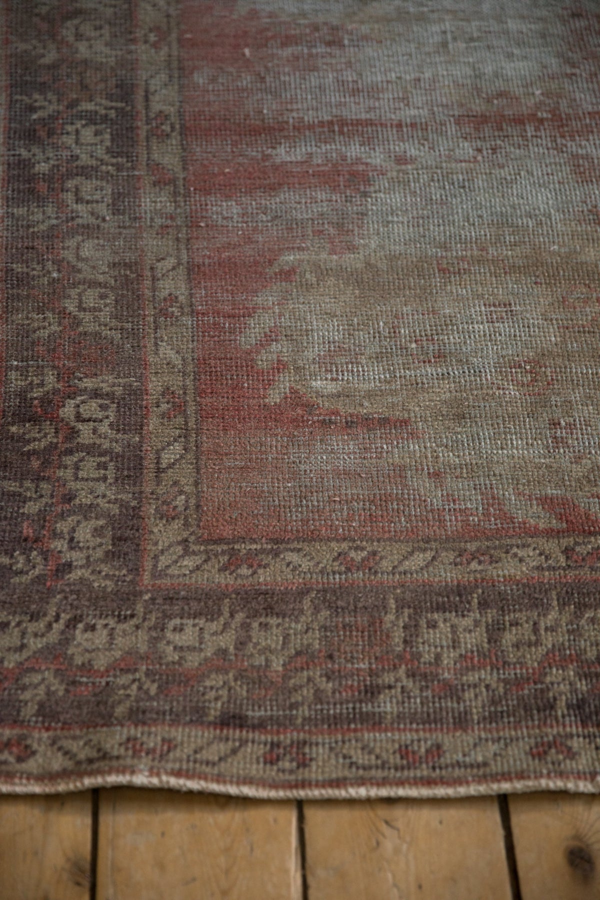 3x9 Vintage Distressed Oushak Rug Runner