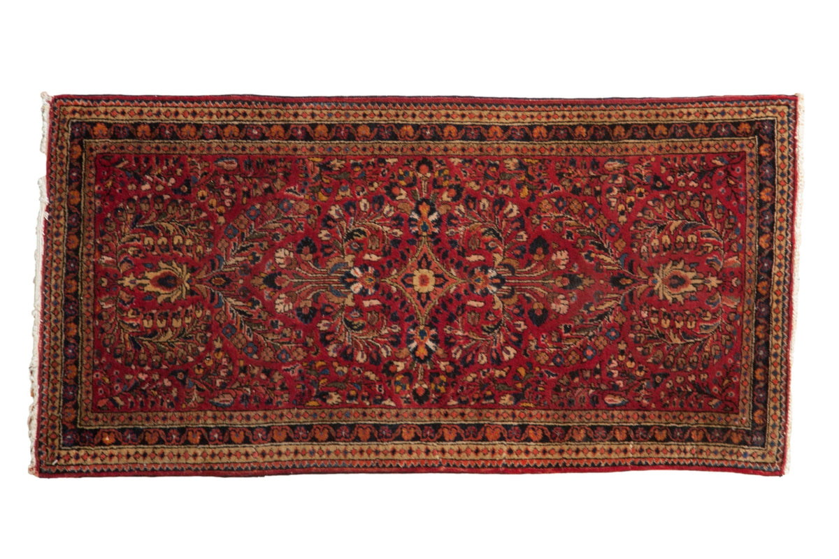 2x4 Vintage German Sarouk Rug Runner