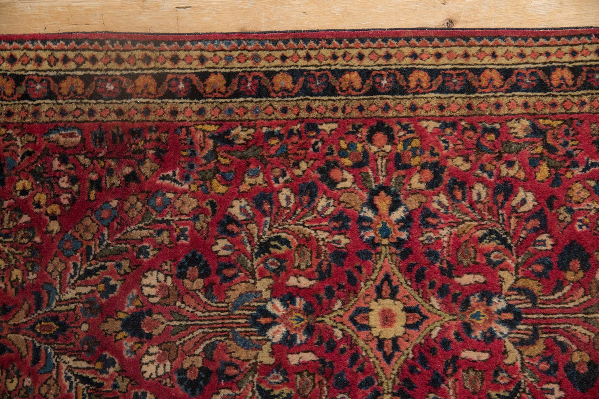2x4 Vintage German Sarouk Rug Runner