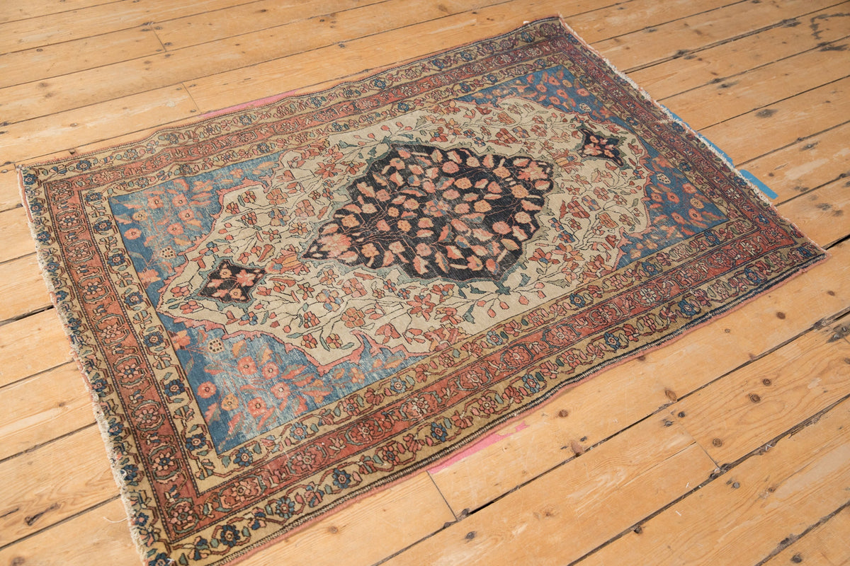 3.5x5 Antique Fine Farahan Sarouk Rug