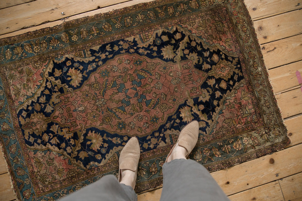 3x5 Antique Fine Malayer Rug