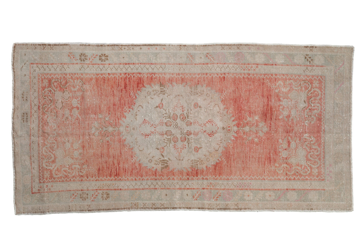 3x6 Vintage Distressed Oushak Rug Runner