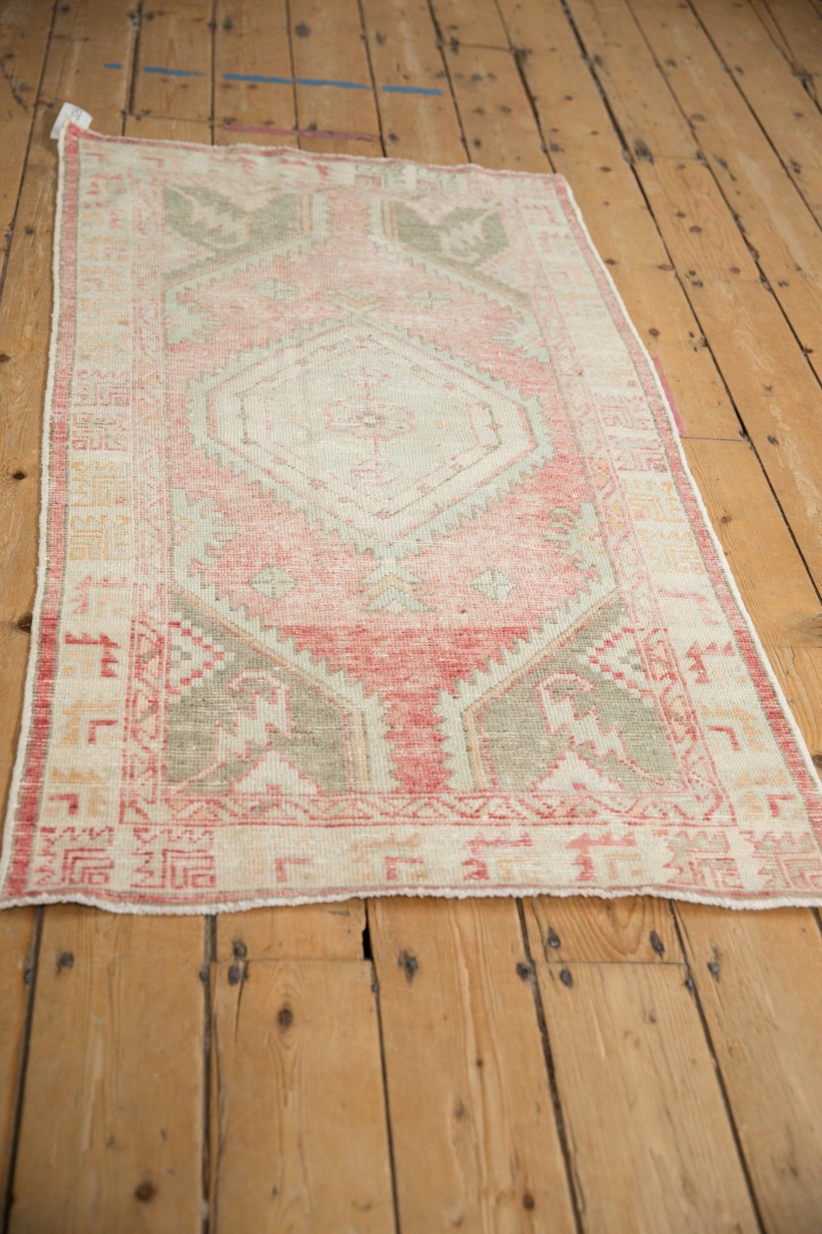 2.5x5 Vintage Distressed Oushak Rug Runner