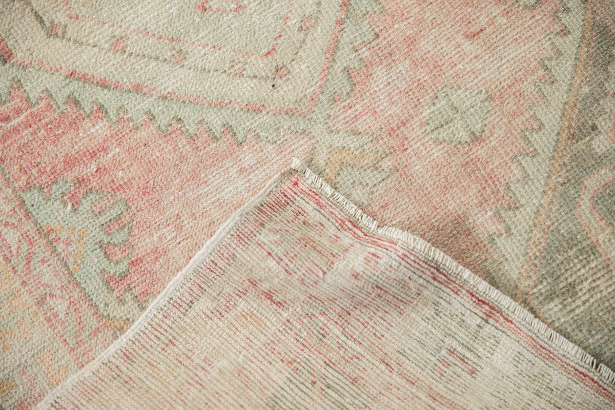 2.5x5 Vintage Distressed Oushak Rug Runner