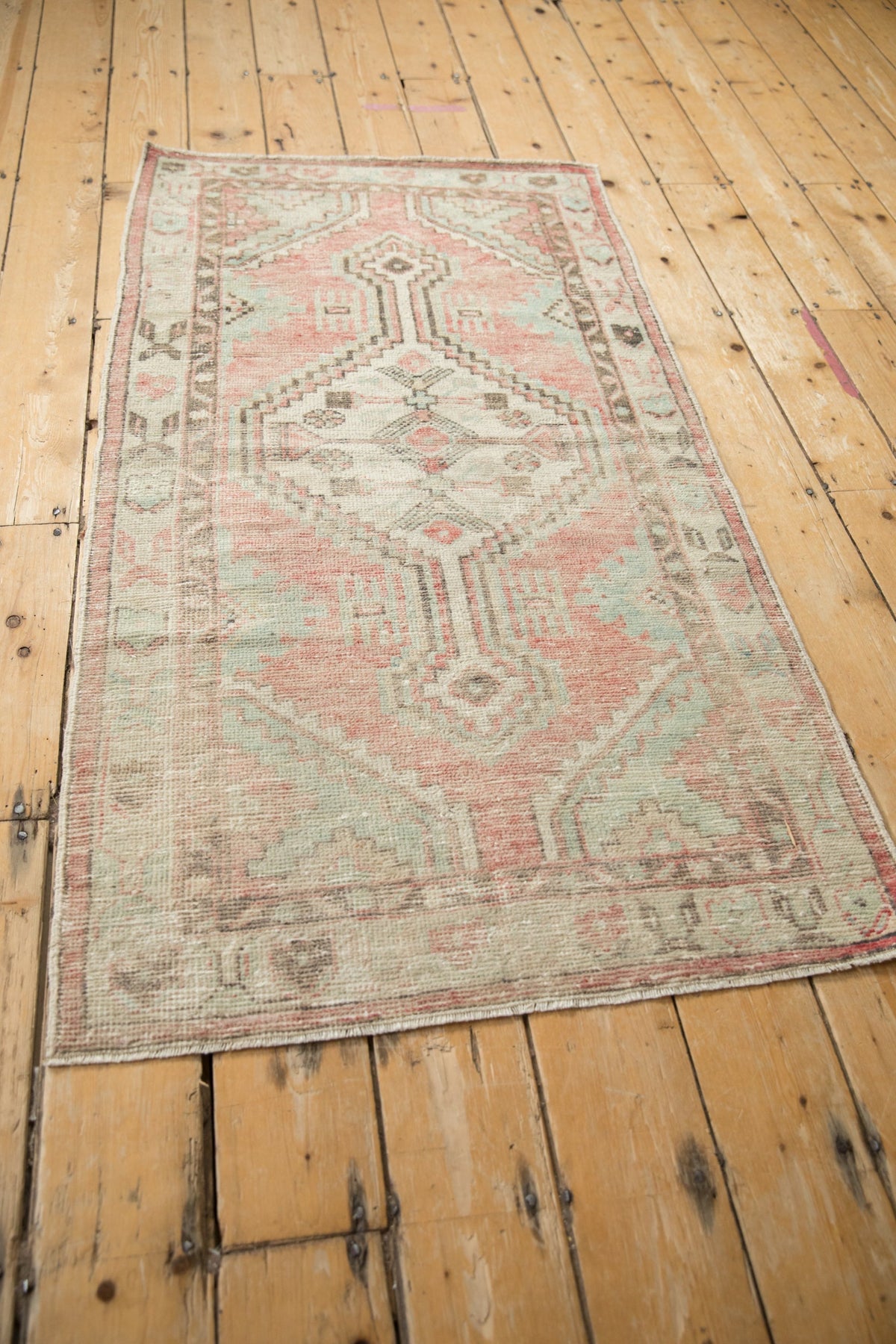 2.5x5 Vintage Distressed Oushak Rug Runner
