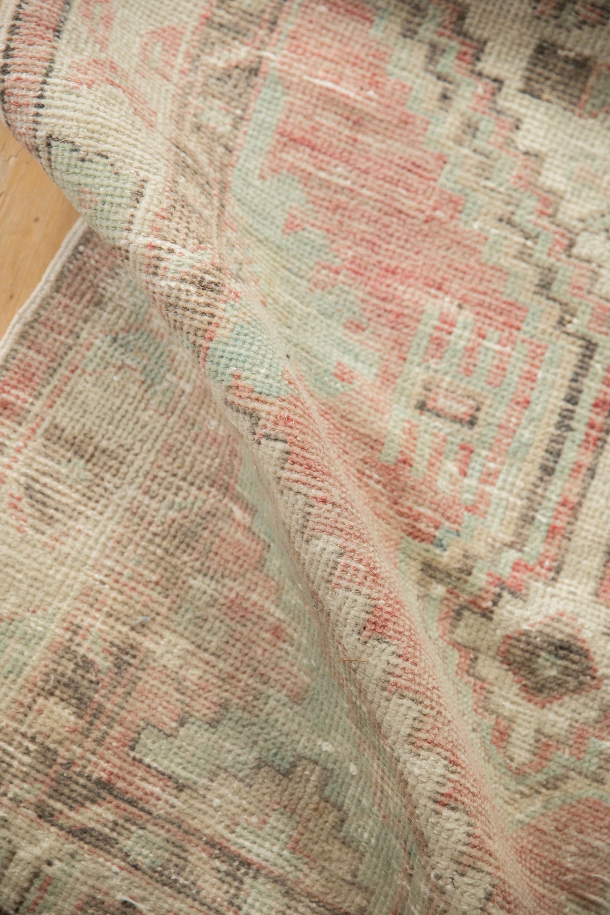 2.5x5 Vintage Distressed Oushak Rug Runner