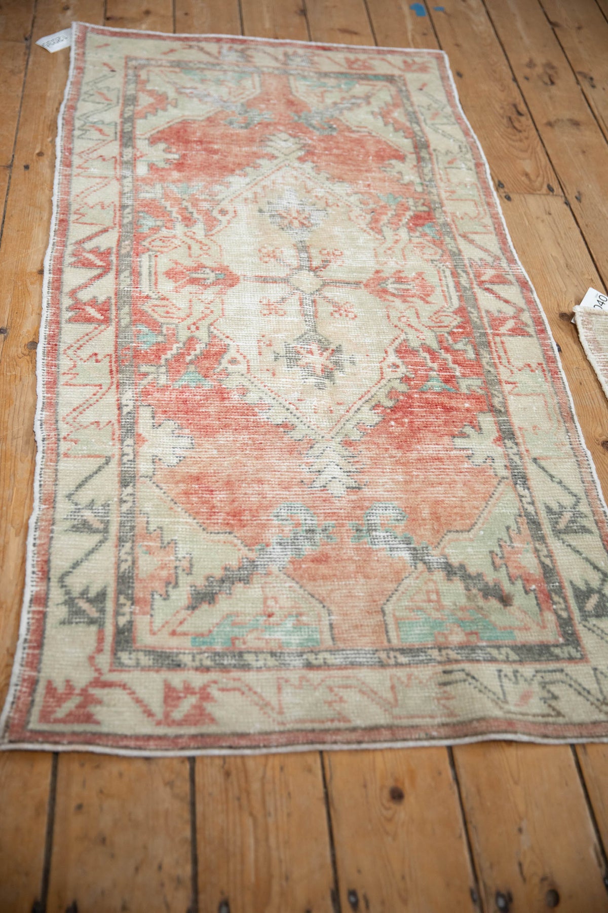 2.5x5 Vintage Distressed Oushak Rug Runner