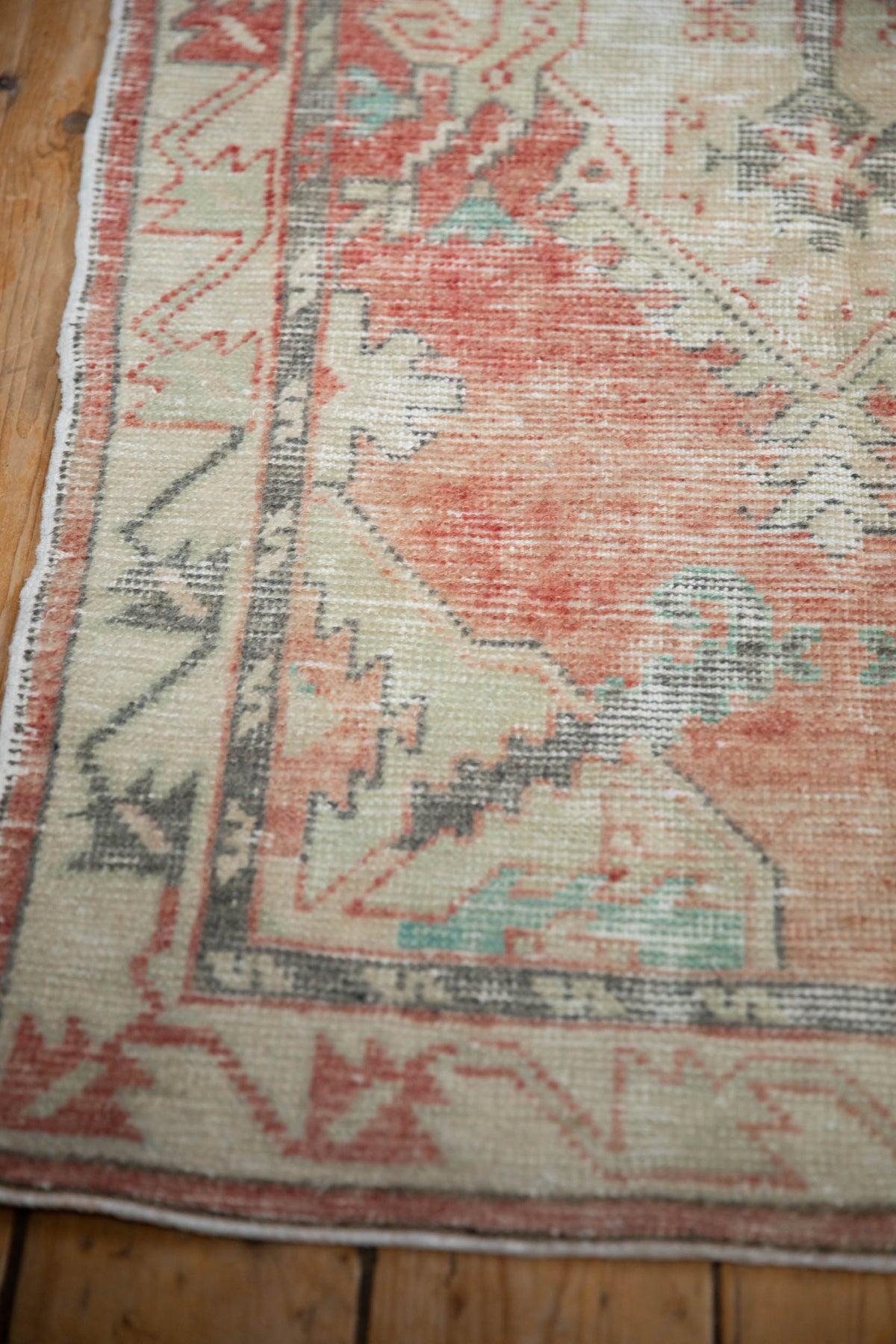 2.5x5 Vintage Distressed Oushak Rug Runner