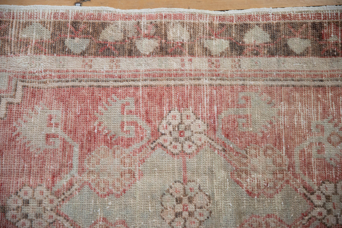 2.5x5 Vintage Distressed Oushak Rug Runner