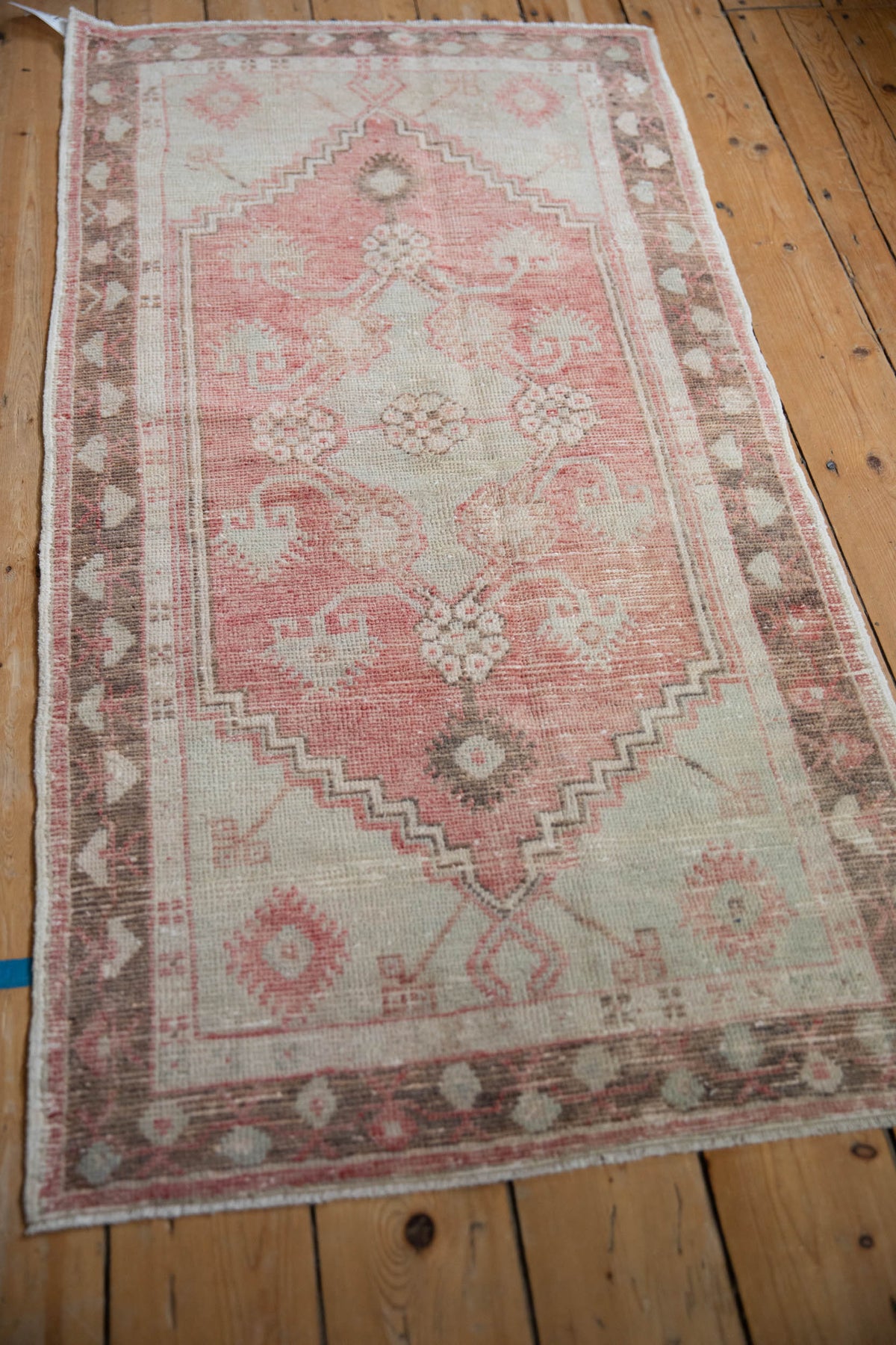 2.5x5 Vintage Distressed Oushak Rug Runner