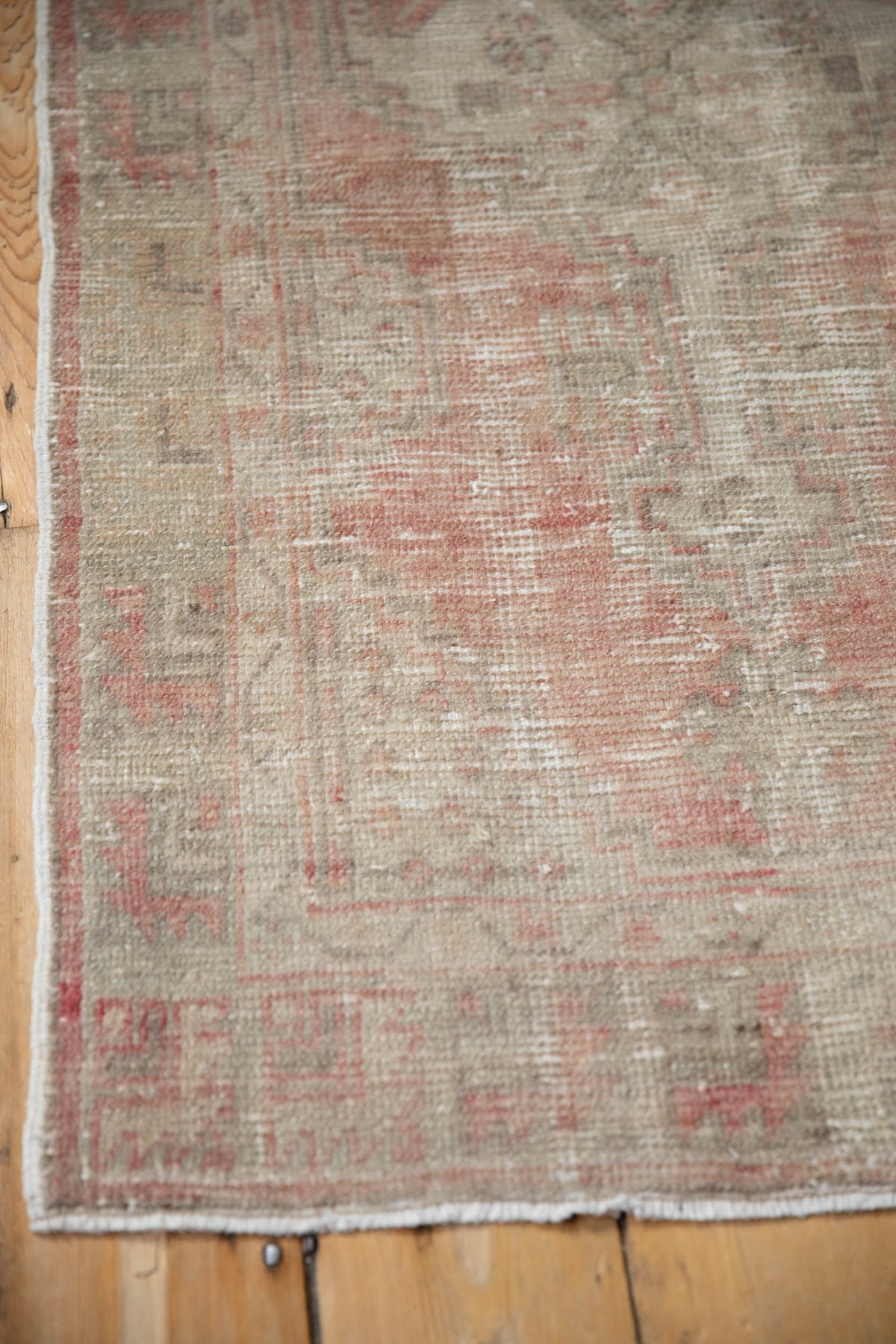 2.5x5 Vintage Distressed Oushak Rug Runner
