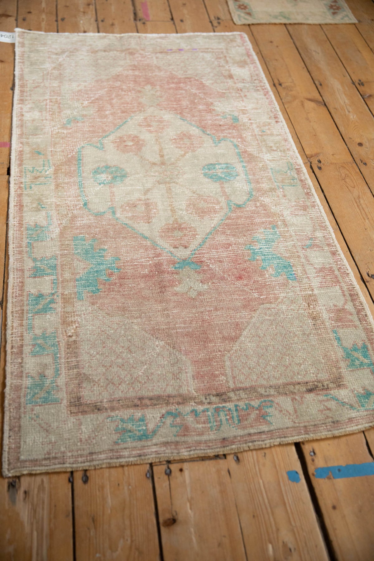 2.5x5 Vintage Distressed Oushak Rug Runner