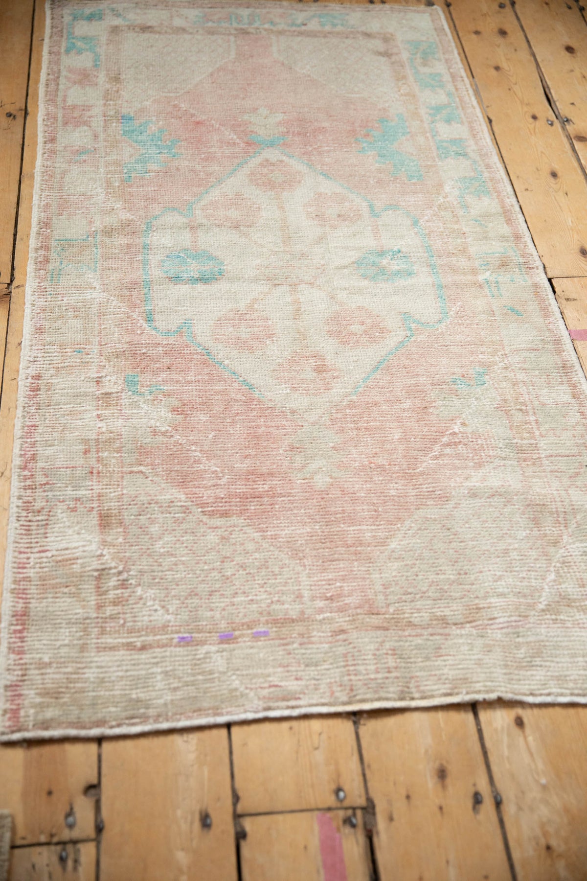 2.5x5 Vintage Distressed Oushak Rug Runner