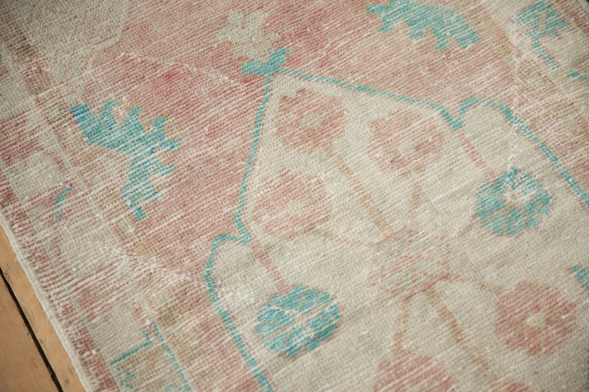2.5x5 Vintage Distressed Oushak Rug Runner