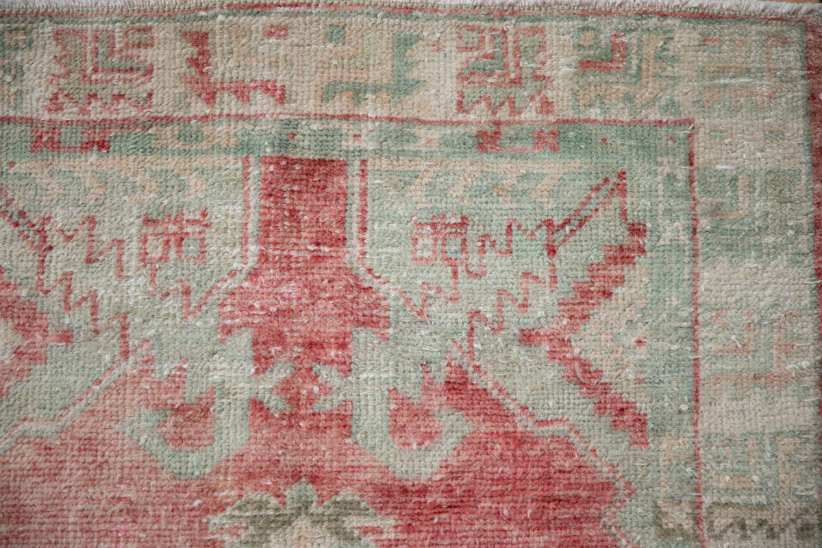 2.5x5 Vintage Distressed Oushak Rug Runner