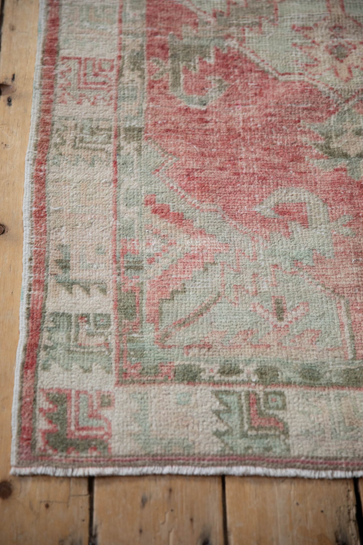 2.5x5 Vintage Distressed Oushak Rug Runner