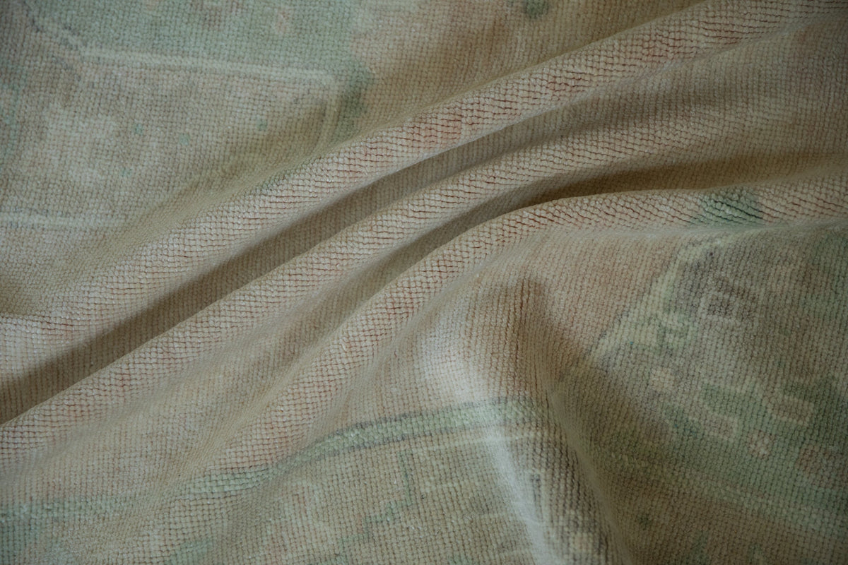 5.5x8.5 Vintage Distressed Oushak Carpet
