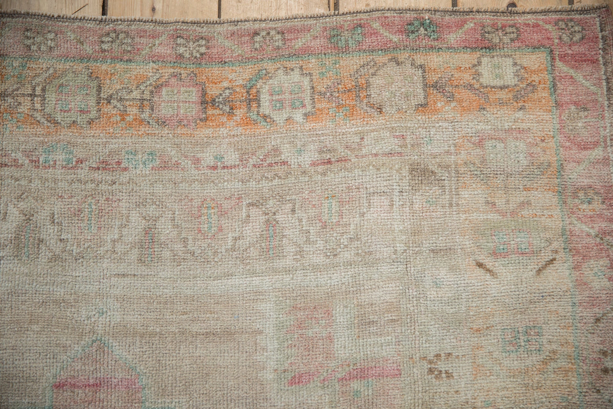 4x7.5 Vintage Distressed Oushak Rug