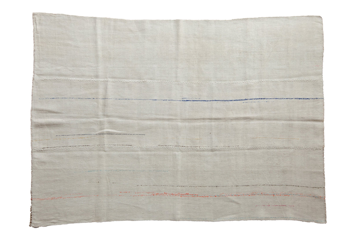 5x7 Vintage Hemp Kilim Rug