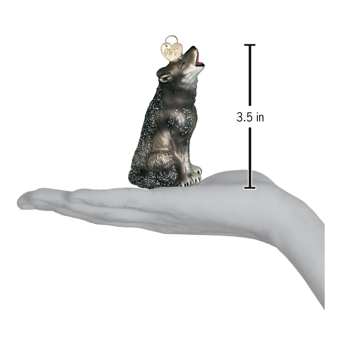Howling Wolf Ornament