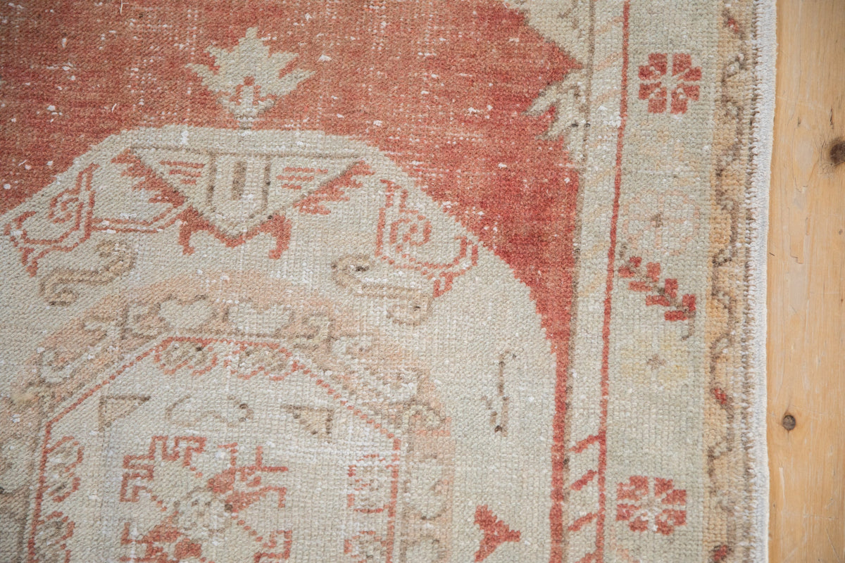 2.5x4.5 Vintage Distressed Oushak Rug