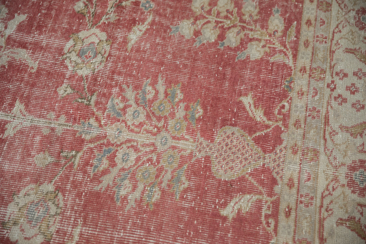 7x10.5 Vintage Distressed Oushak Carpet
