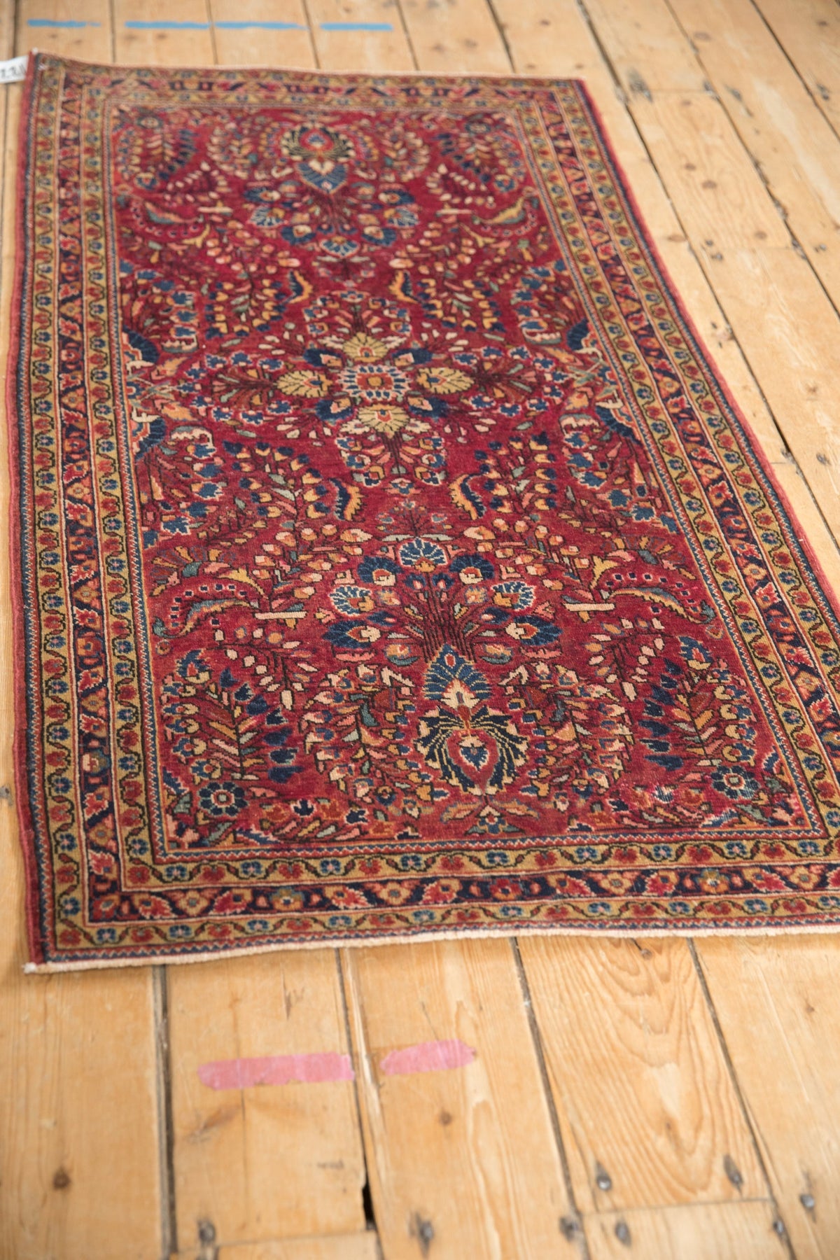 2.5x5 Vintage Sarouk Rug Runner