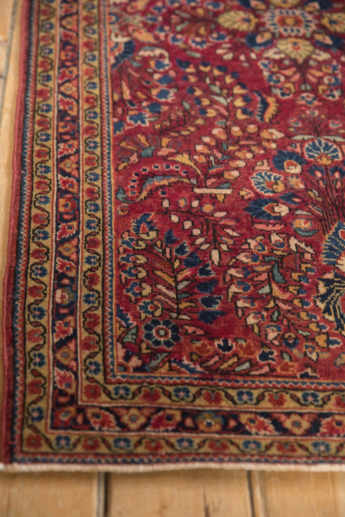 2.5x5 Vintage Sarouk Rug Runner