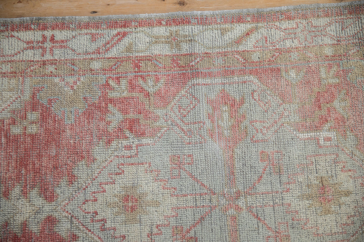 2.5x5 Vintage Distressed Oushak Rug Runner