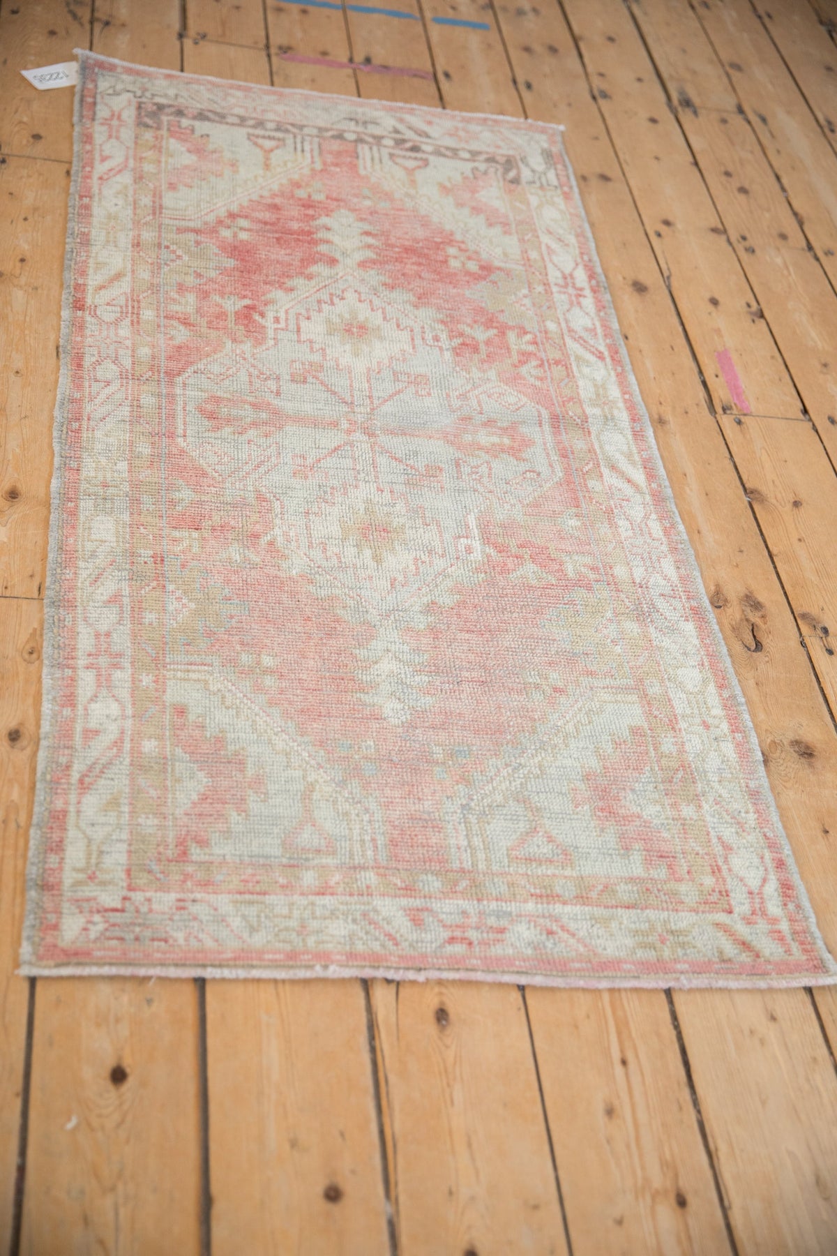 2.5x5 Vintage Distressed Oushak Rug Runner